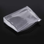 sansheng Small Clear Cosmetic Bag with Zipper,(5.9X1.38X5.1inch) Plastic Zipper Bags,Mini Clear Pouch for Toiletries and Gifting