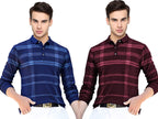 Noble Monk MenS Polo Neck Full Sleeves T-Shirt | Causal Tshirt For Men And Boys