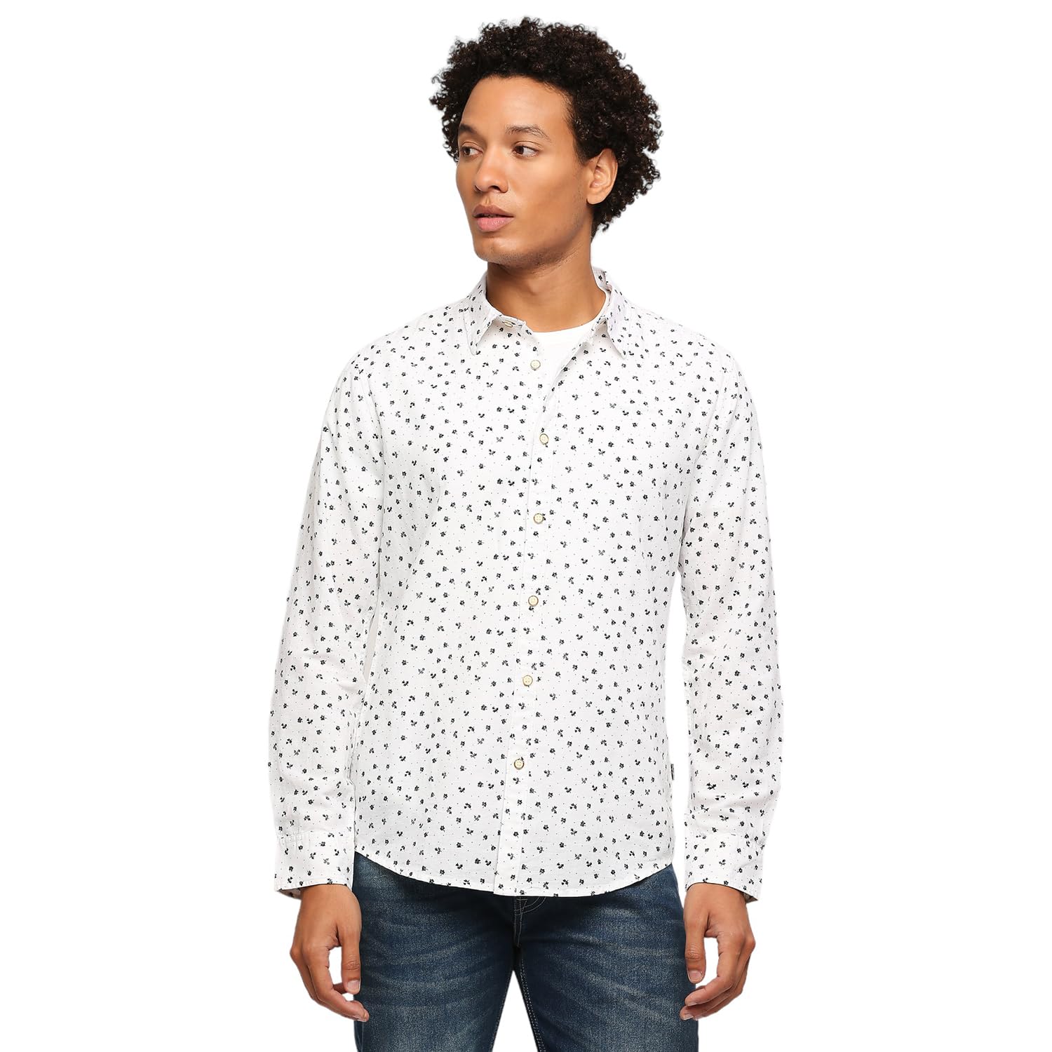 Pepe Jeans MenS Regular Fit Shirt (Pm308380_White