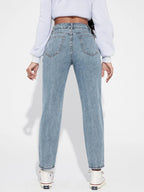 KOTTY Women Regular High Rise Blue Jeans