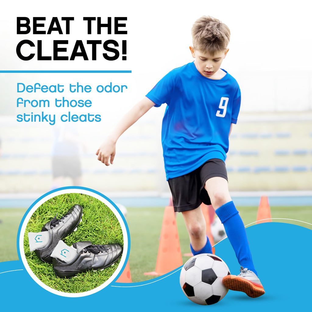 NonScents Shoe Deodorizer 2-Pack (4 Count) - Odor Eliminator, Air Freshener, Smell Absorber, Scent Remover for Shoes, Gym Bags,