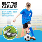 NonScents Shoe Deodorizer 2-Pack (4 Count) - Odor Eliminator, Air Freshener, Smell Absorber, Scent Remover for Shoes, Gym Bags,