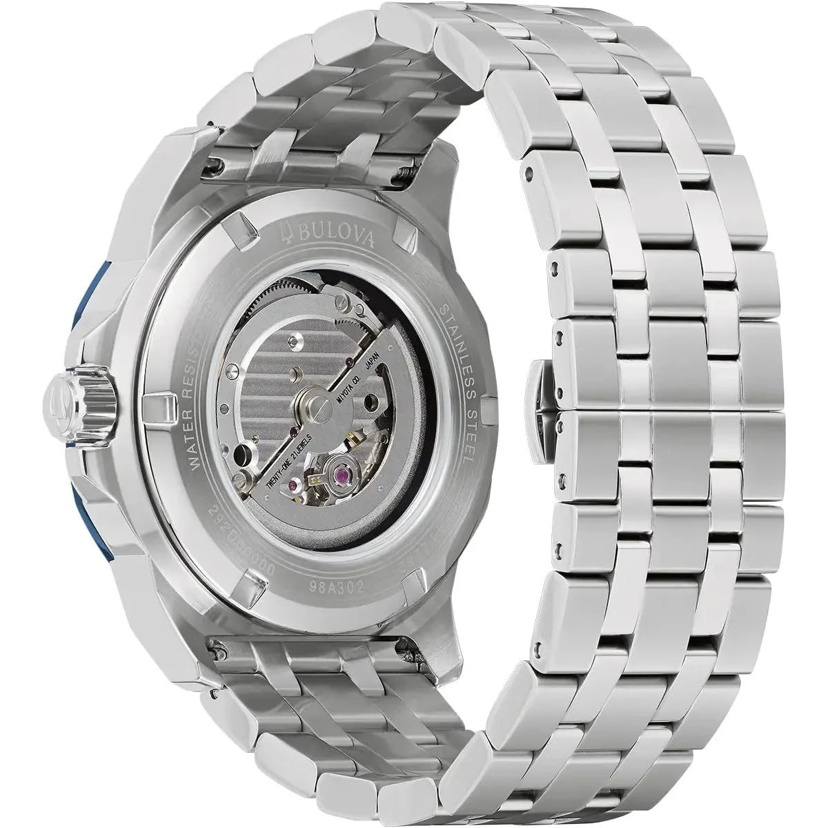 Bulova Analog 98a302, Silver, Bracelet