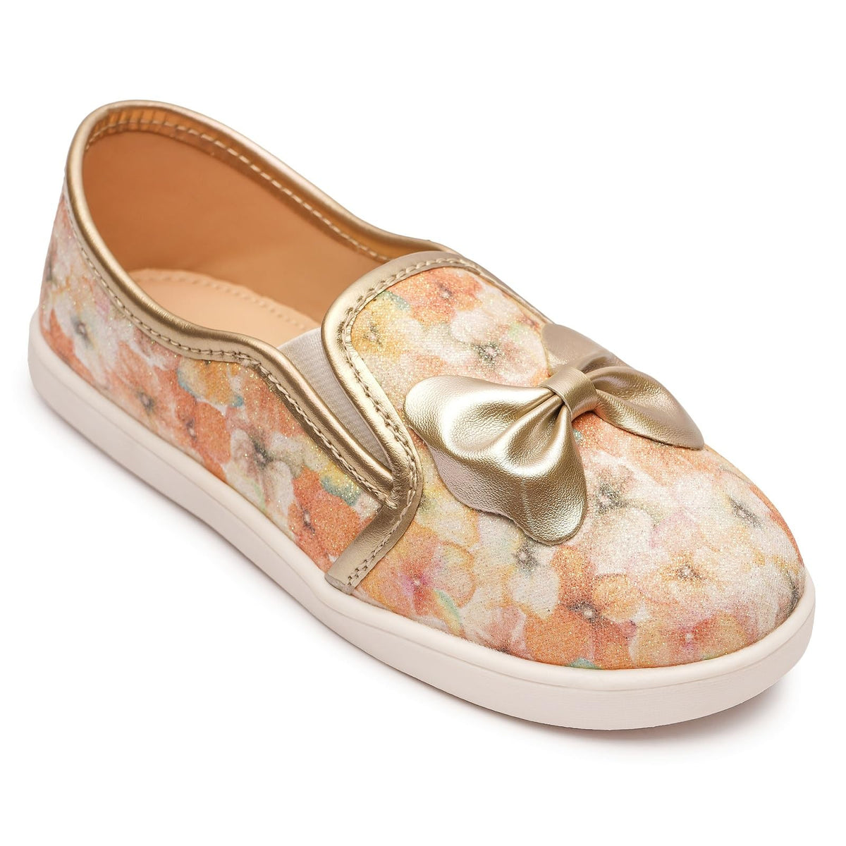 BoyzGALZ Girls Ballerina Shoes | Stylish & Comfortable Kids Ballerina Flats | Cute Bow Design Girls Flat Shoes | Party & Casual 8
