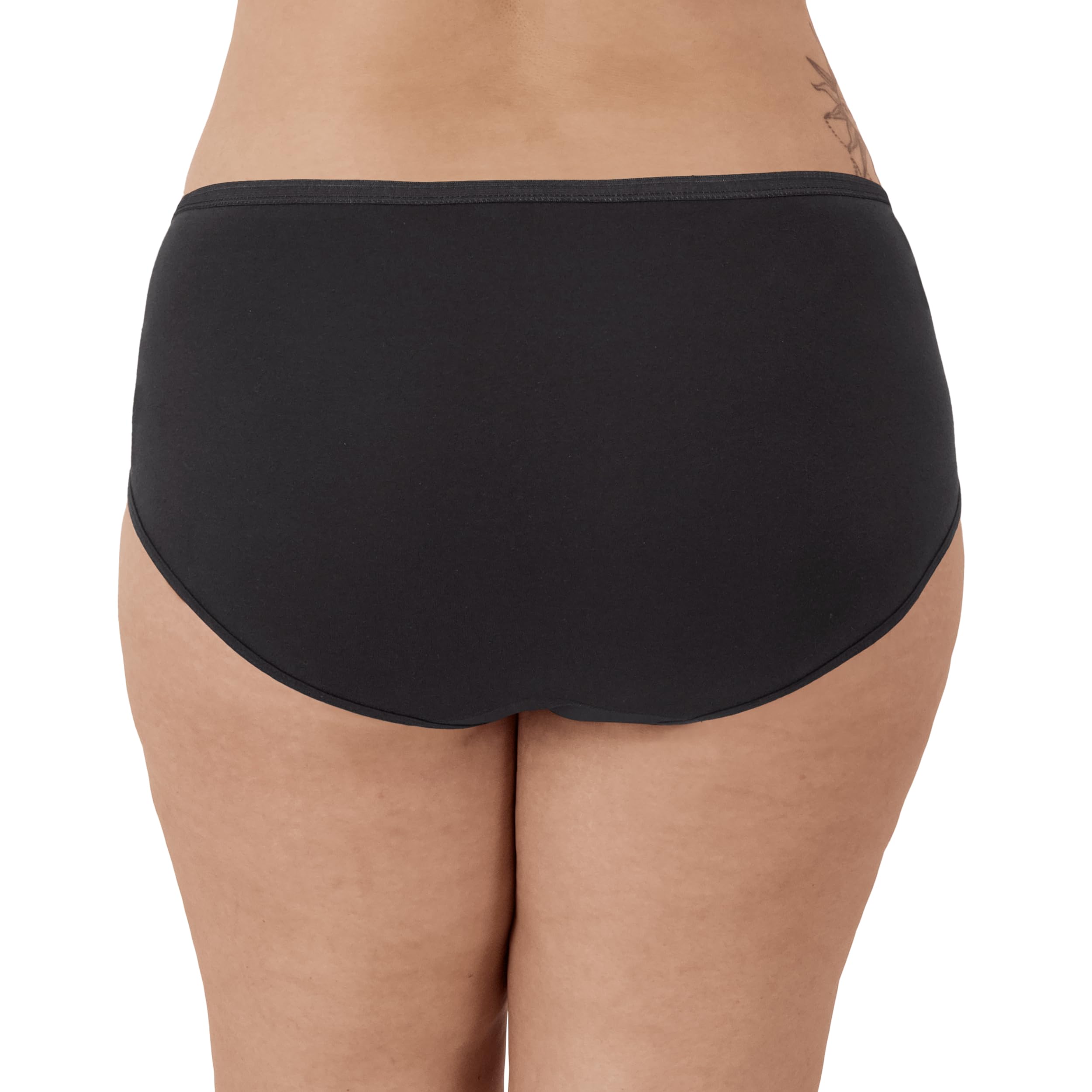 JUST MY SIZE womens Cool Comfort Cotton 10-pack Briefs, Assorted, 13 US