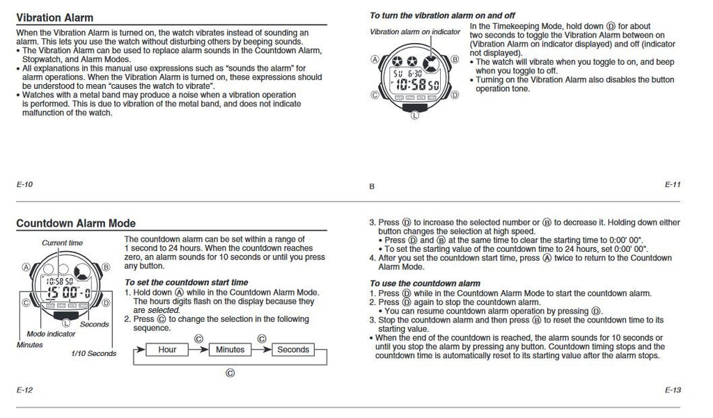 Casio Men's W735H-1AVCF Super Illuminator Black Watch