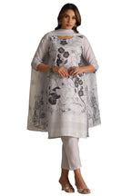 Soch Women Cotton Floral Print Suit Set with Beads and Stones