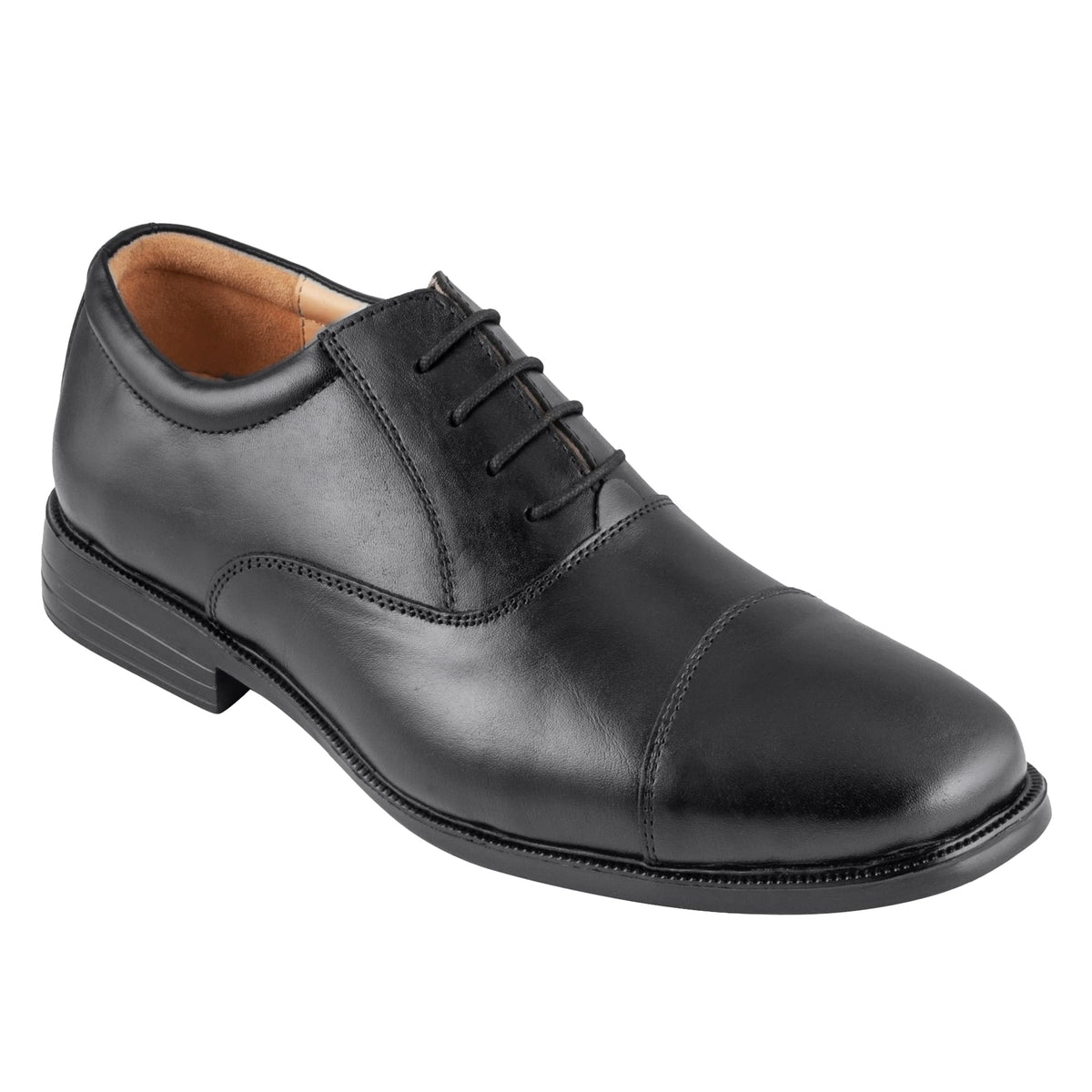 tZaro MR Banker Mens Black Light Weight Leather Formal Shoes 9 UK 9