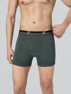 XYXX Mens Nova Cotton Boxer Brief for Men Pack of 2 |Regular Fit with intellifresh No-Marks Waistband | Solid Underwear for Men