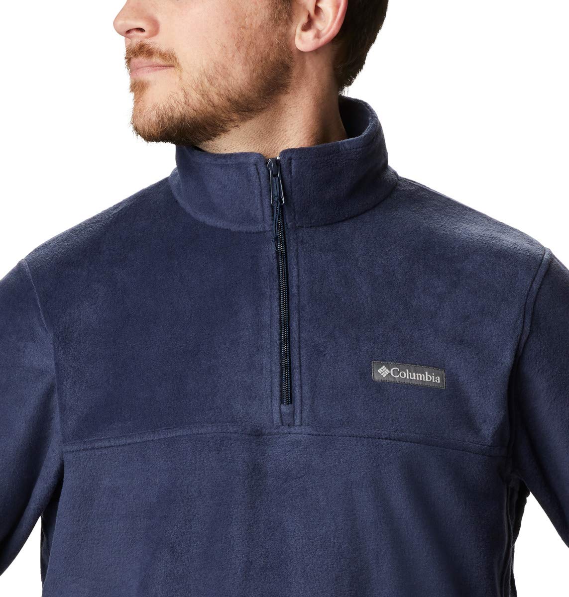 Mens ST-Shirts MountainHalf-Zip Fleece Jacket - BLAcK - L(D0102H7MQ5T)