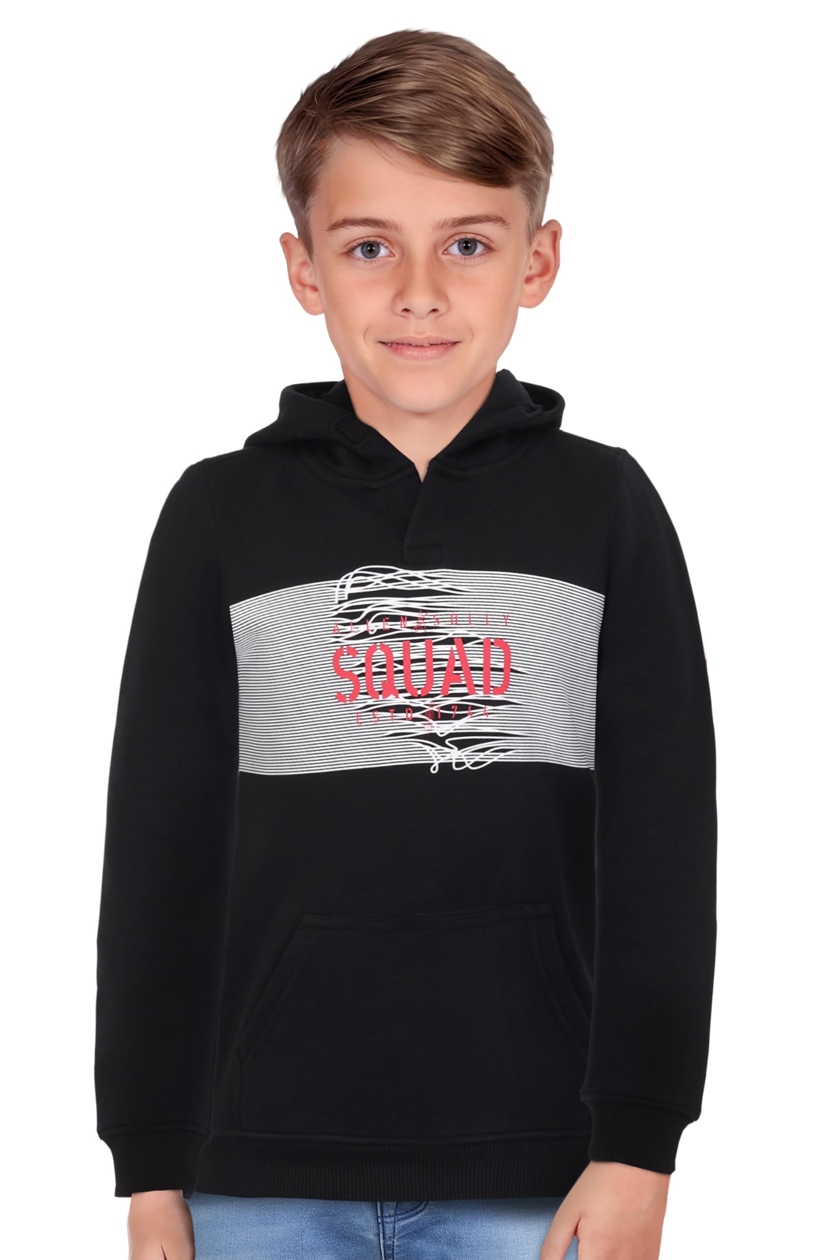 Allen Solly Boys Regular Fit Printed Hoodie