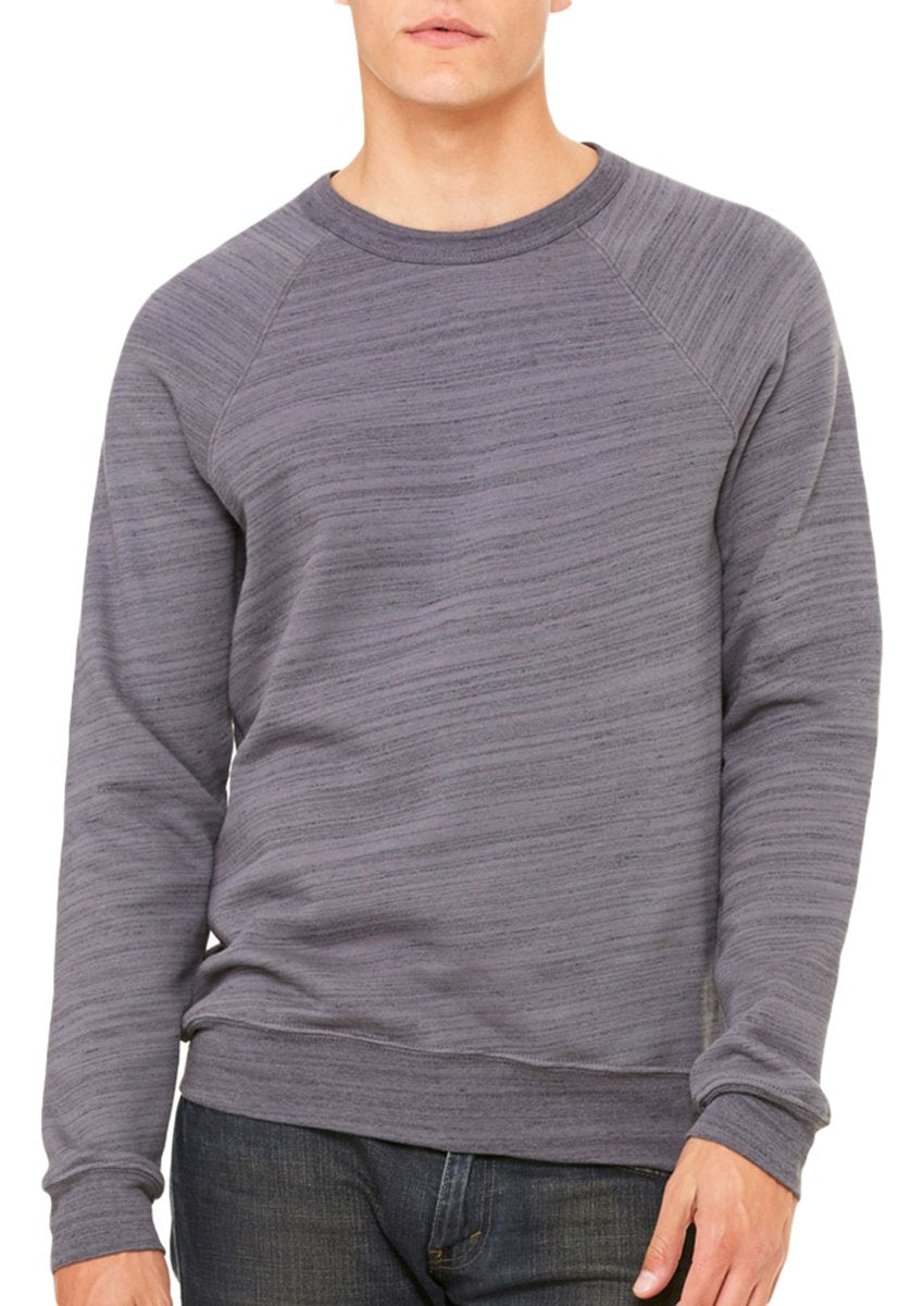 Unisex Sponge Fleece crewneck Sweatshirt - DK gRY MRBLE FLc - M(D0102H7W1N6)