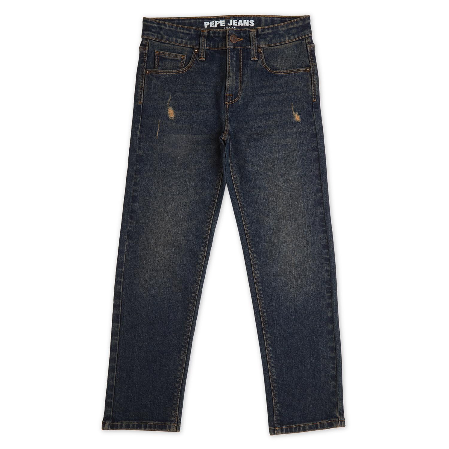 Pepe Jeans BoyS Relaxed Jeans (Pb202185Q03_Dark Tint Indigo Blue