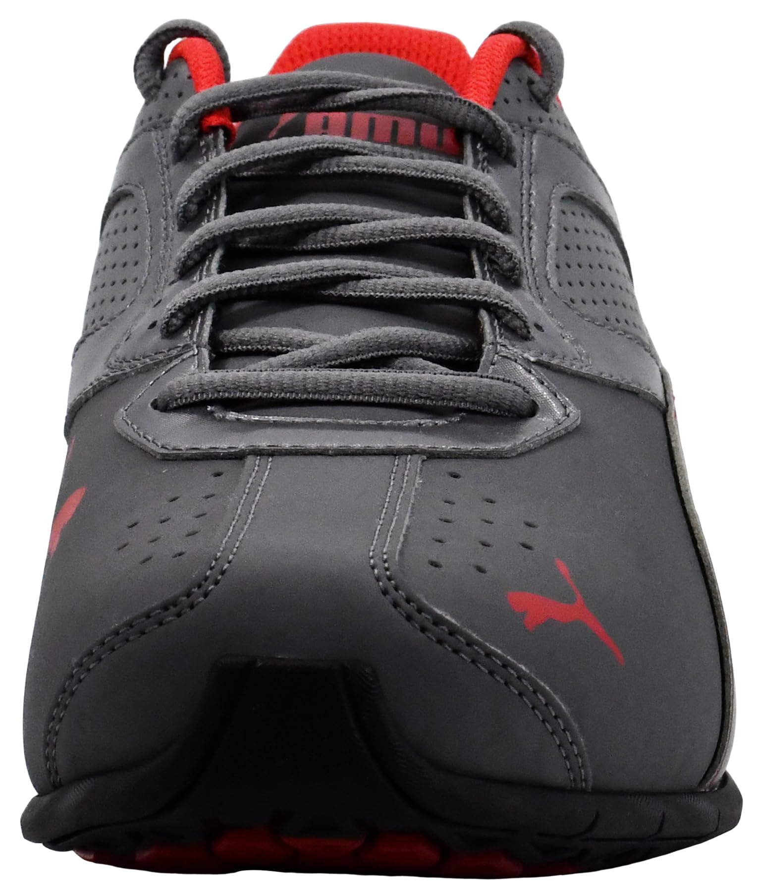 PUMA Men's Tazon 6 FM Shoes, Quiet Shade/High Risk Red, 10 M