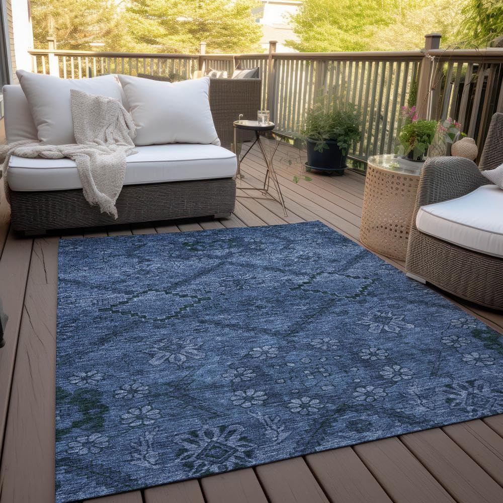 Chantille ACN842 Blue 8' x 10' Rug