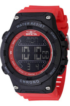 Invicta Racing Men 52mm Plastic Black Black dial Electronic Digital