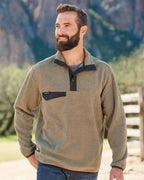 Mens Brooks Sherpa Fleece Pullover - cHARcOAL - S(D0102H786V6)