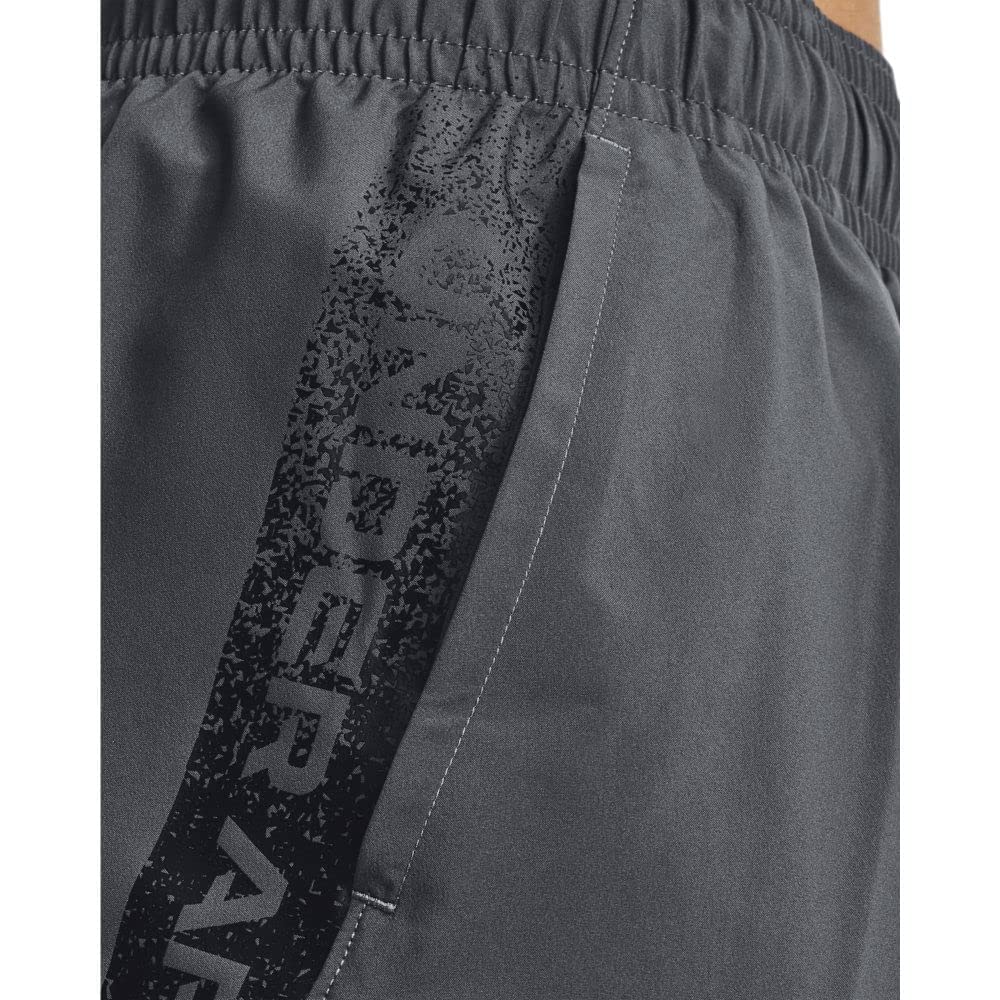 Under Armour Men's Woven Graphic Shorts, (012) / Pitch Gray/Black, XX-Large