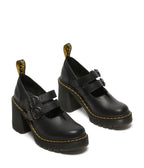 Dr. Martens Women's Eviee Platform, Black Sendal, 5