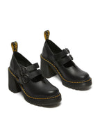 Dr. Martens Women's Eviee Platform, Black Sendal, 7
