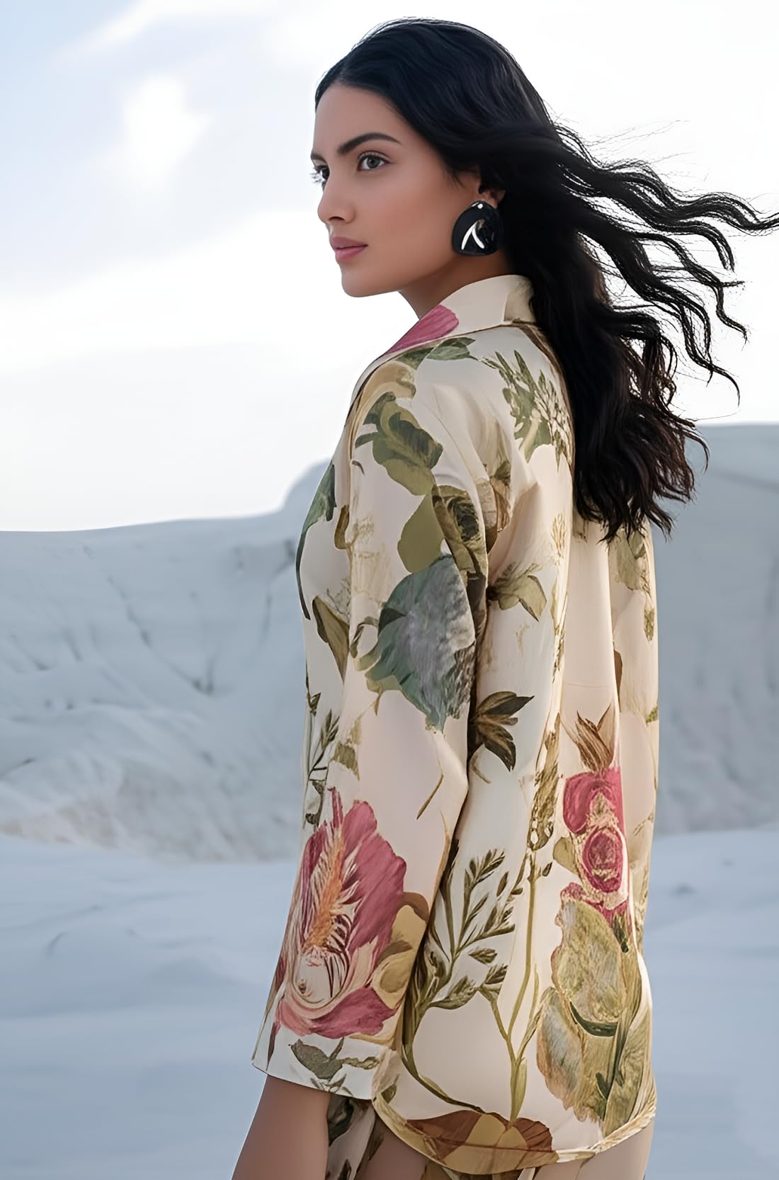 Yashika Cotton Blend Floral Printed Kurta Bottom Set For Women