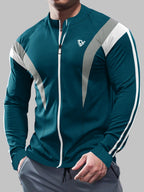 Noble Monk MenS Active Wear Regular Fit T Shirt |Full Sleeves |Colour Block Casual T-Shirt For Men