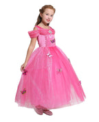 Dressy Daisy Toddler girls Princess Fancy Dress Up costume christmas Halloween Outfit Butterfly Size 4-5 Hot Pink