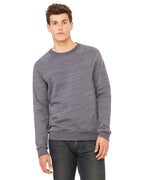 Unisex Sponge Fleece crewneck Sweatshirt - DK gRY MRBLE FLc - M(D0102H7W1KJ)