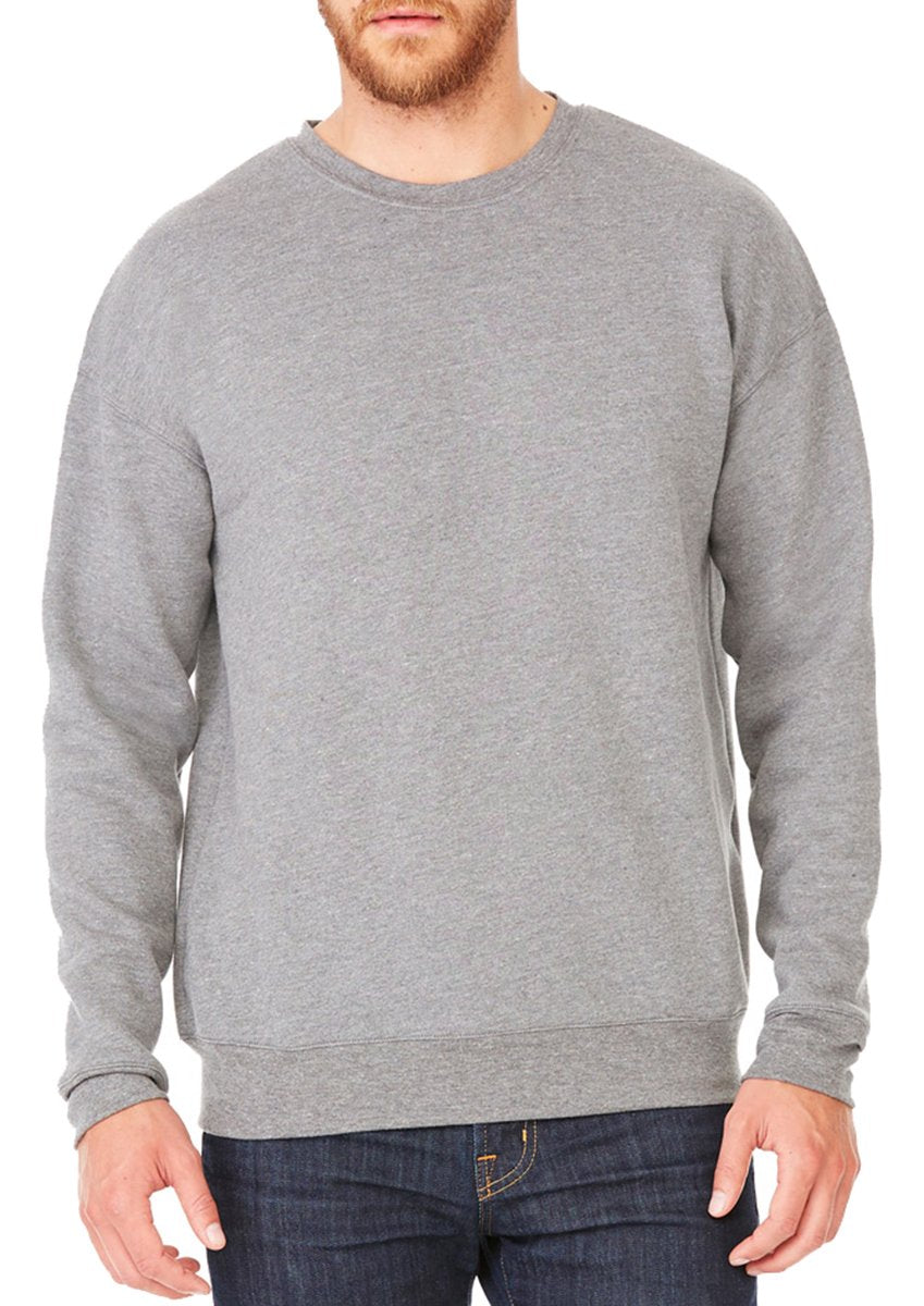 Unisex Drop Shoulder Fleece - WHITE - XS(D0102H7W98T)