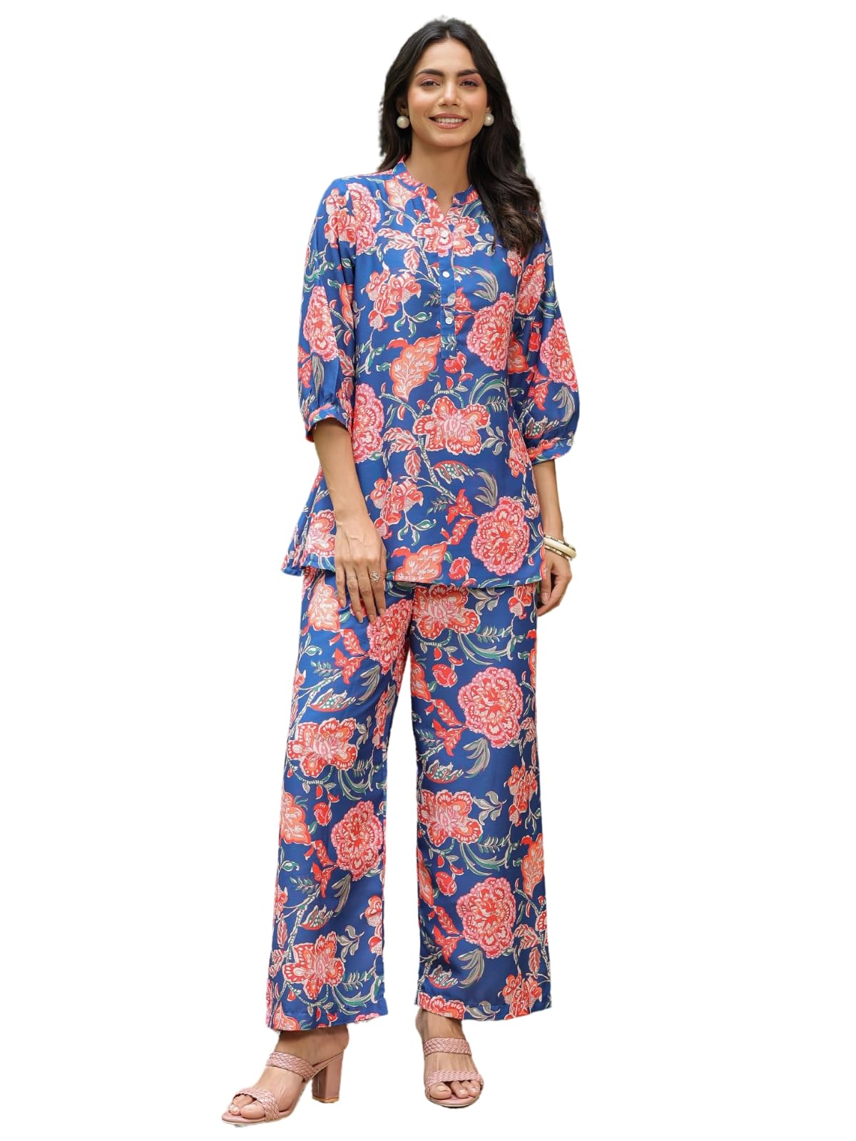 Om Sai Latest Creation Co Ord Set For Women | Summer Co Ord Set For Women | Formal Co Ord Set For Women | Printed Full Pair Set 