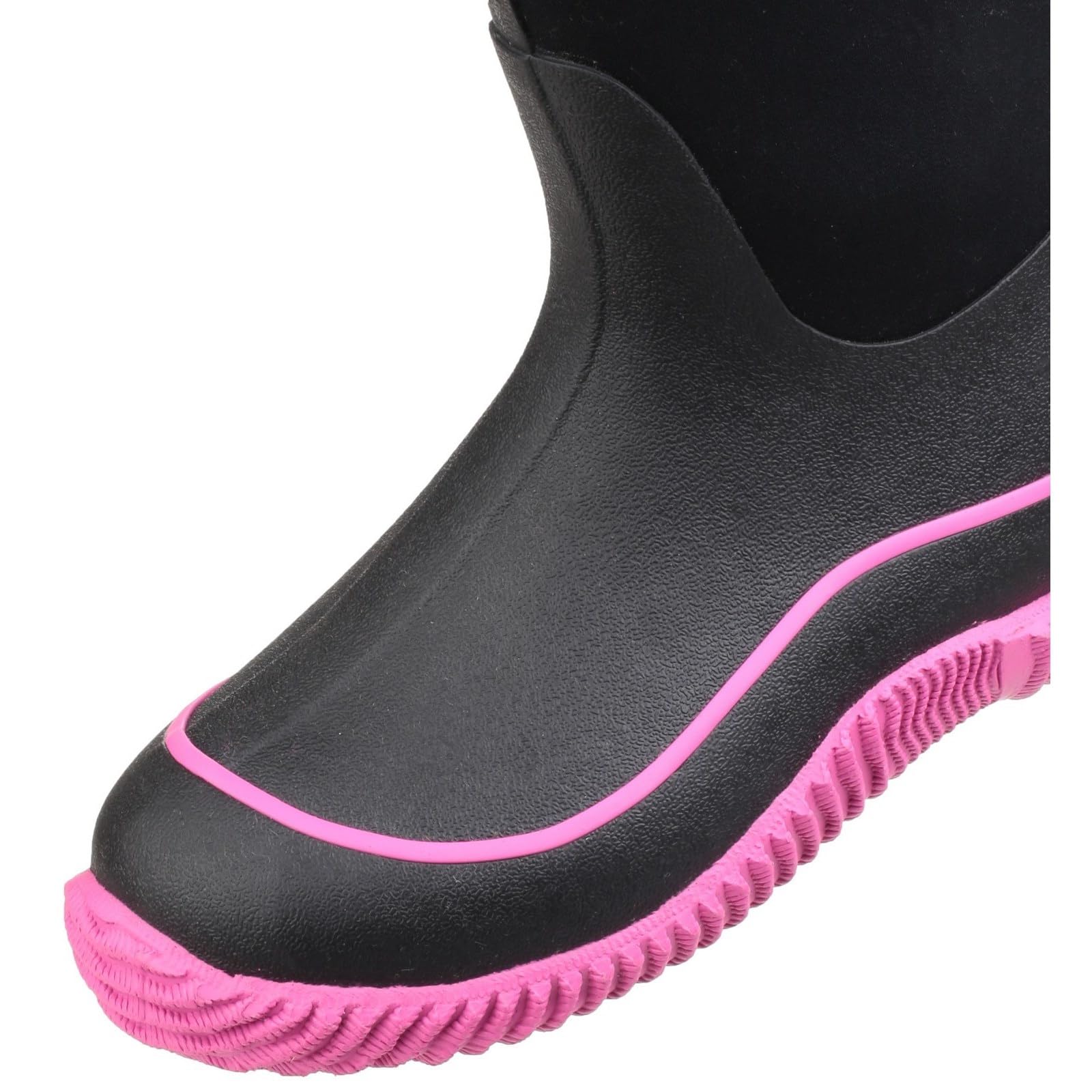 Honeywell Safety Products 255154 Hale Muck Boot&#44; Black & Hot Pink - Size 9