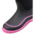 Honeywell Safety Products 255152 Hale Muck Boot, Black & Hot Pink - Size 7