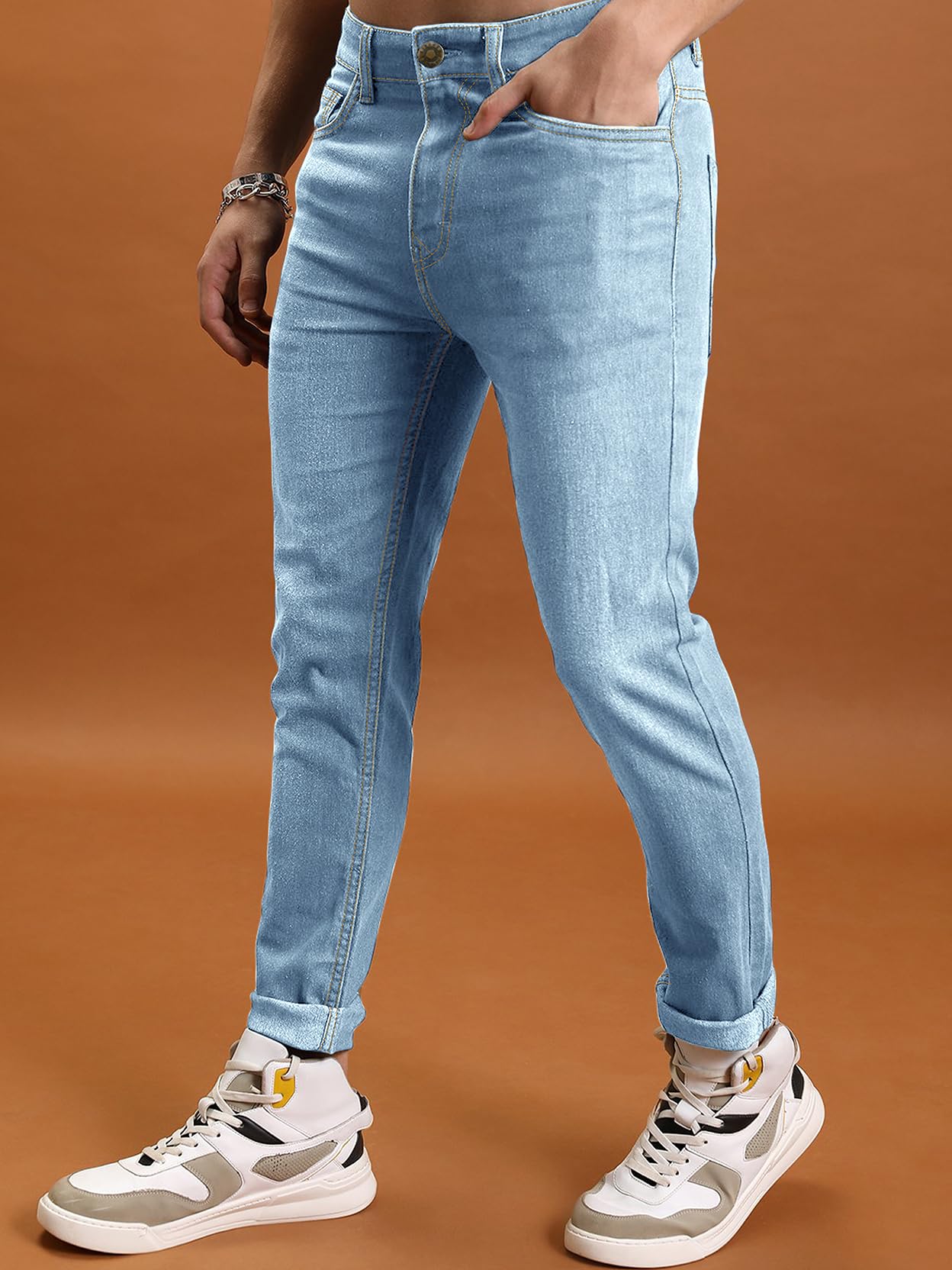 Nobel Monk MenS Regular Fit Denim Jeans |Men Jeans Pants