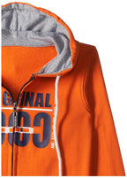 T2F Cotton Hooded Neck Regular Fit Hoodie (Boys-SS_35_Orange