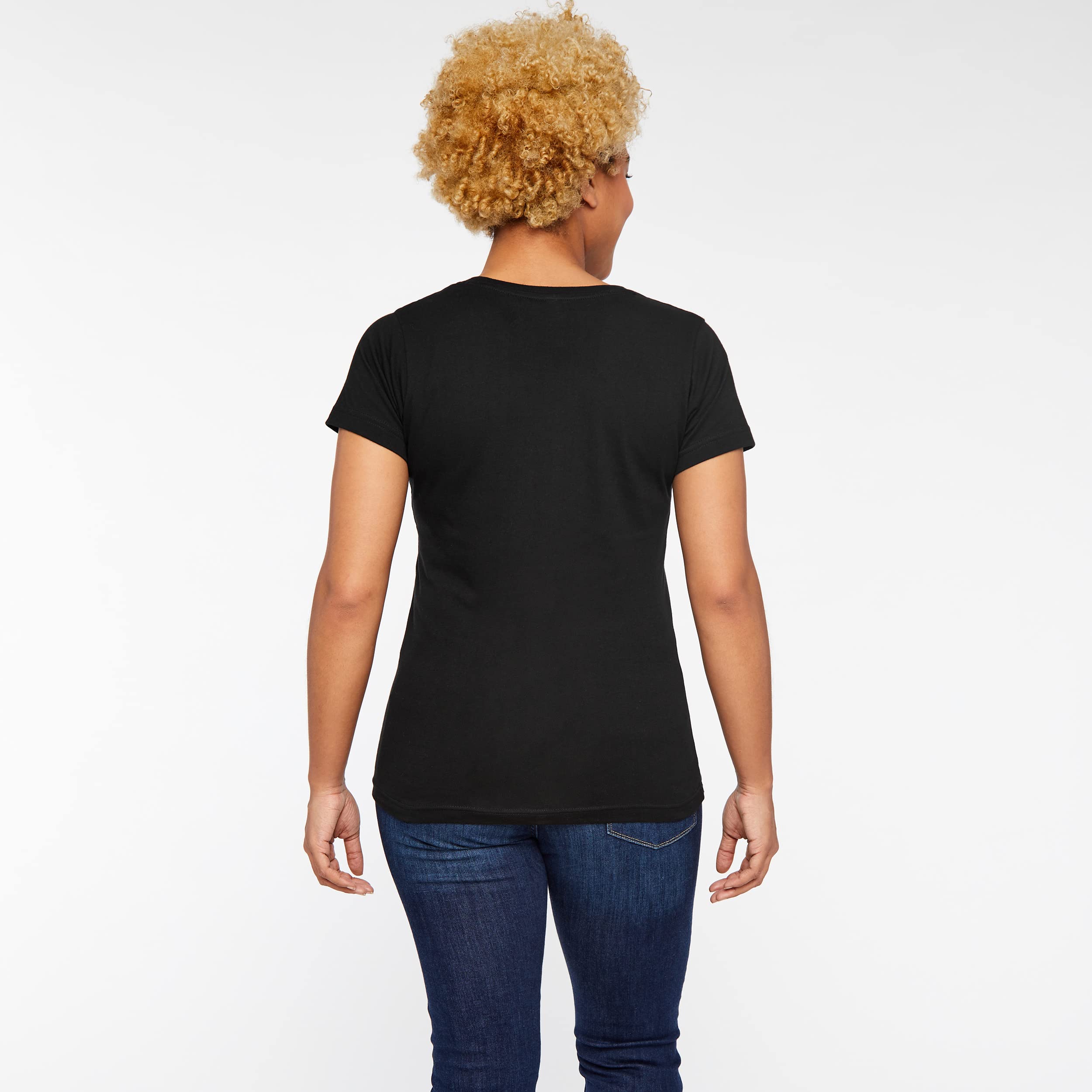 Ladies Fine Jersey T-Shirt - VINTAgE BURgUNDY - XS(D0102HI3Z7A)