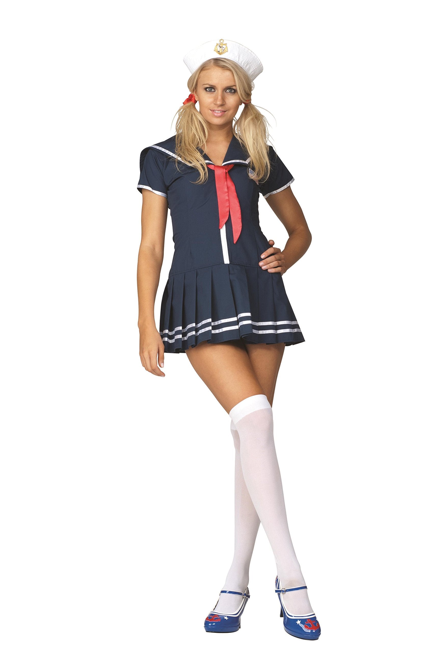 ANCHORS AWAY-NAVY SZ  16-18