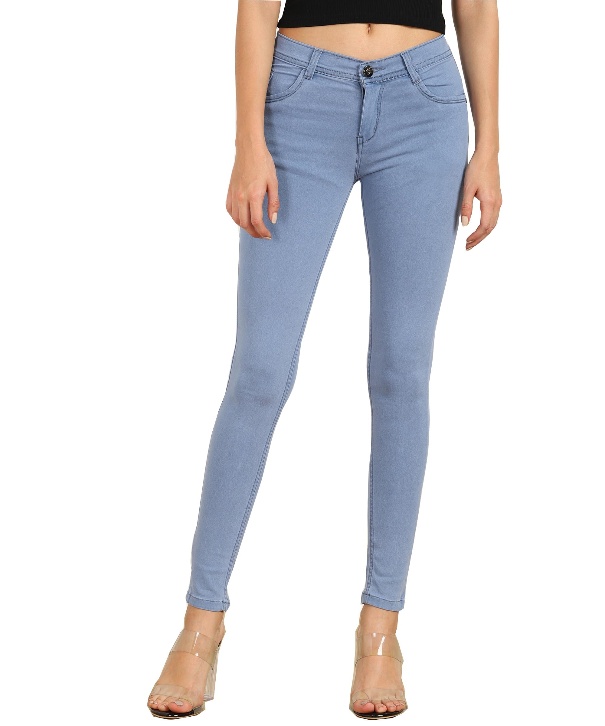 Nifty Womens Slim Fit Jeans (0001, Grey, 40)