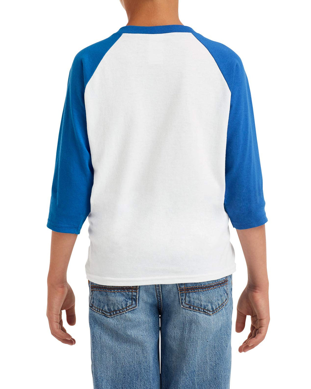 Gildan Heavy Cotton Youth 3/4-Sleeve Raglan T-Shirt 5700B
