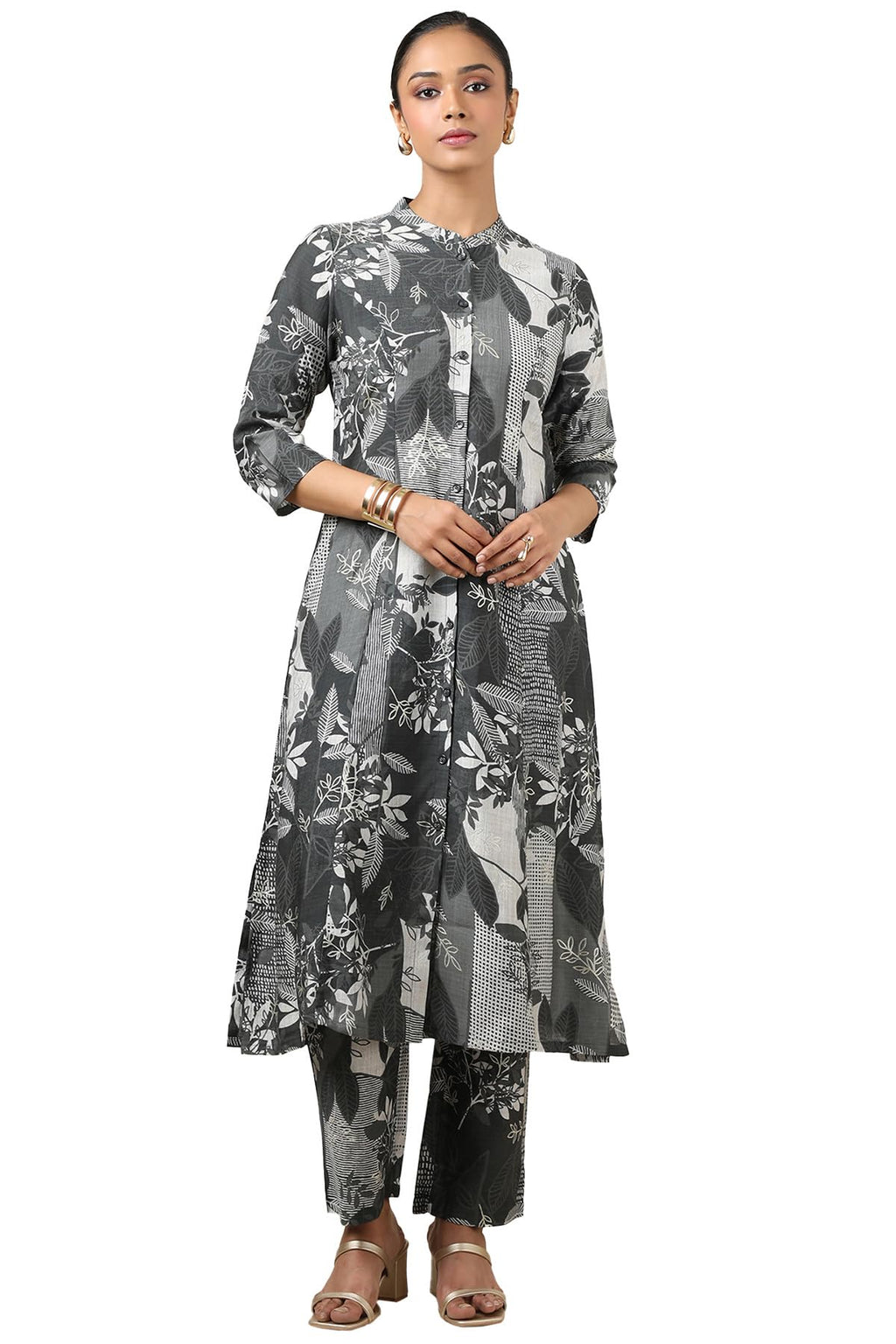 Soch Women Gadwal Floral Kurta Set with Na