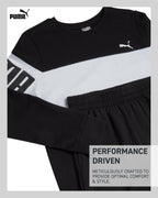PUMA Boys' Jogger Set - 2 Piece Soft Fleece Pullover Crewneck Sweatshirts and Sweatpants For Boys - Casual Active Set (4-16), Si
