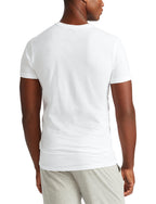 POLO RALPH LAUREN Underwear Men's 3 Pack Slim Fit V Neck Tees, White, M
