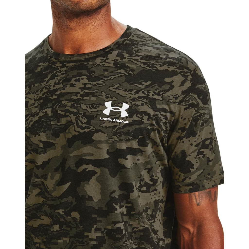 Under Armour Men's ABC CAMO Short-Sleeve T-Shirt, Black (001)/White, 3X-Large Tall