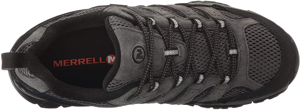 Merrell Mens Moab 2 Waterproof Hiking Shoe, Granite, 8 Wide US