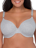 Fruit of the Loom Womens T-Shirt Bra, Desert Dusk/Grey Heather/Olive, 36C US
