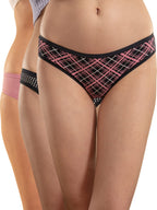 Nykd (Nyp030 Assorted (Pack Of 3) Low Rise Bikini Panty Set For Women | Super Soft, Breathable Cotton With Anti Microbial & Anti