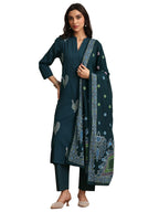 Libas Embroidered Cotton Blend Straight Kurta For Women (93095Xxl)