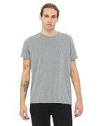 Unisex Poly-cotton Short-Sleeve T-Shirt - BERRY - S(D0102H7WJ02)