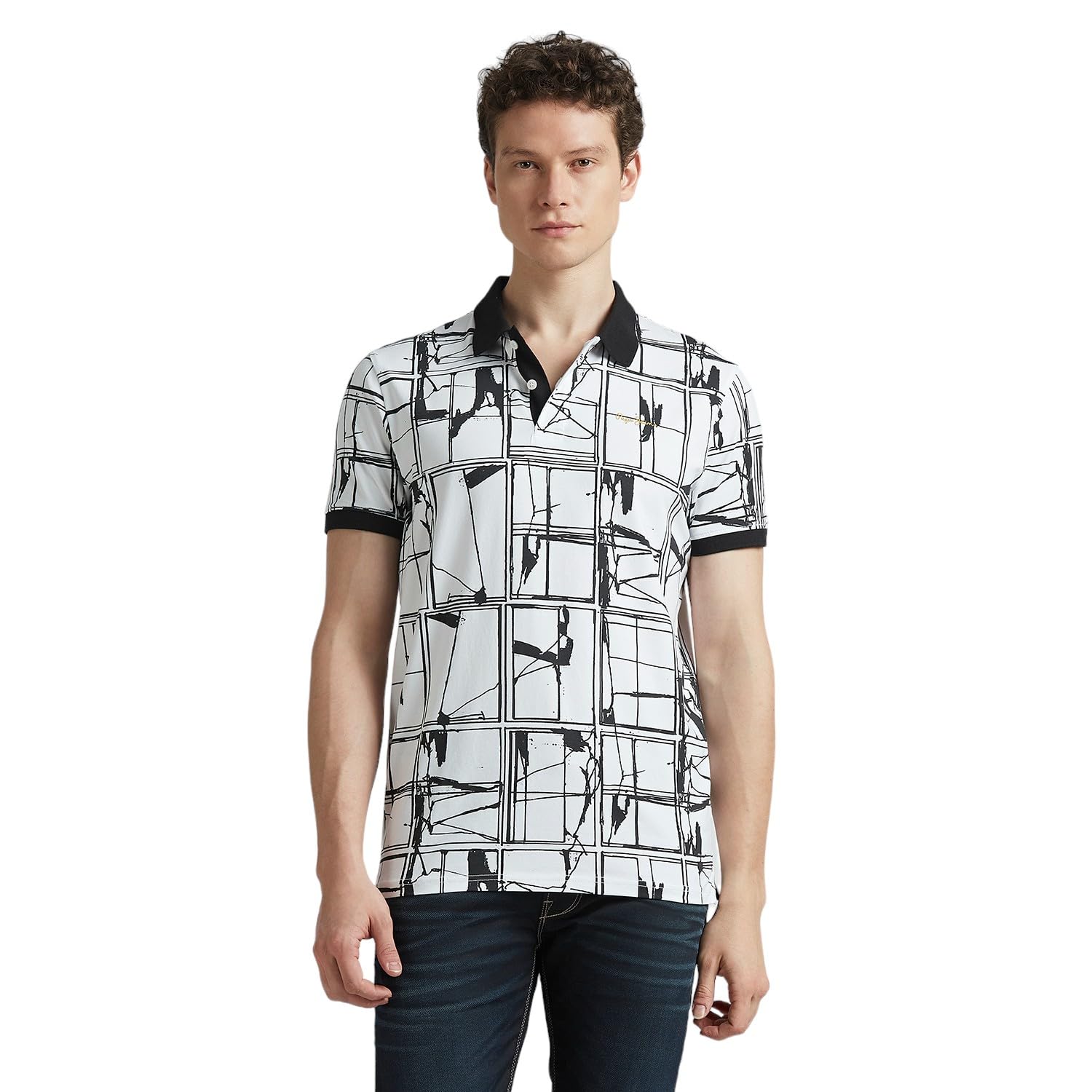 Pepe Jeans MenS Regular Fit Polo Shirt (Pm542273_Black