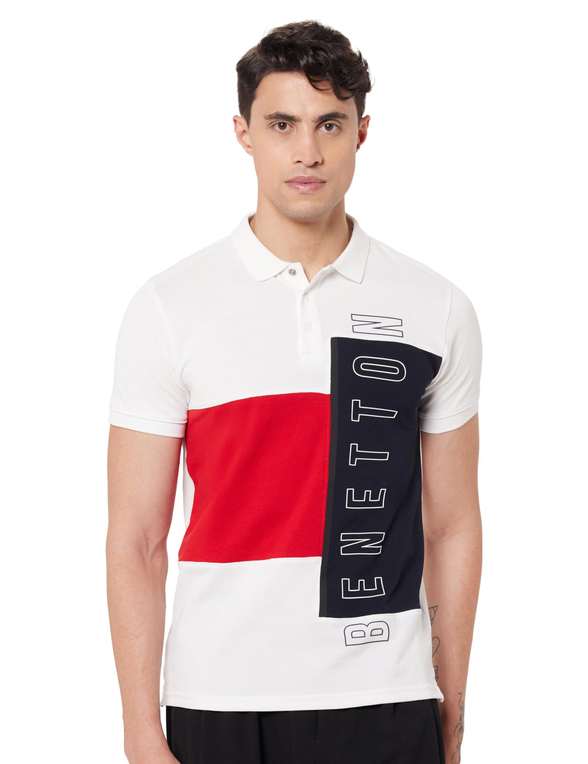 Vertical Benetton Typo Polo