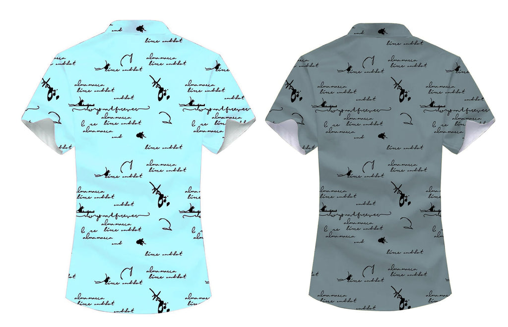 Kadiyu BoyS Lycra Blend Shirt With Half Sleeves Round Collar Neck Botton Down Closure Printed Pattern Relaxed Fit And Standard